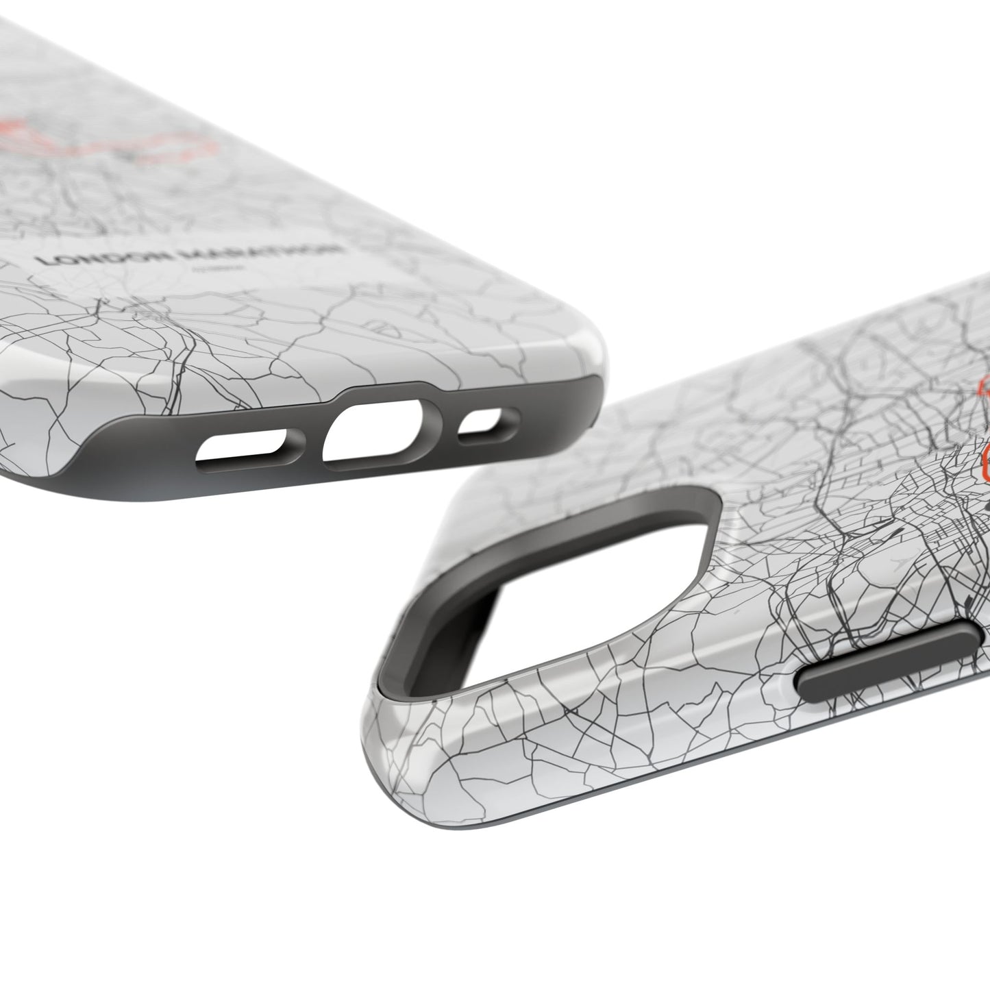 London Marathon Route Magnetic Impact-Resistant Phone Case