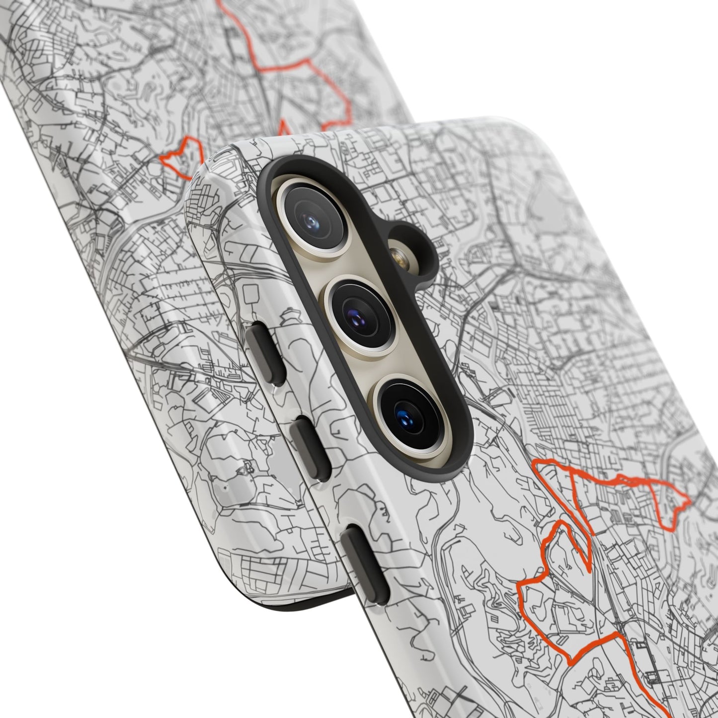 Customized Marathon Route Tough Phone Case