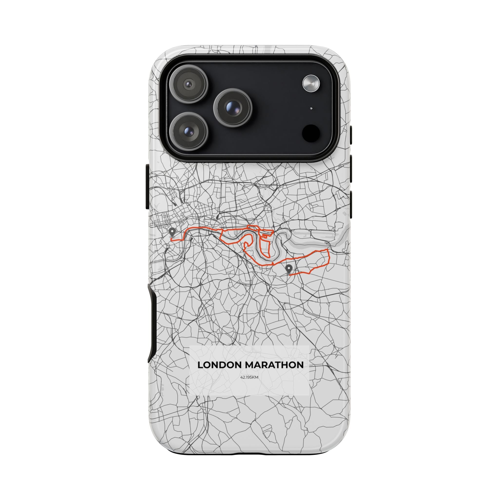 London Marathon Route Tough Phone Case