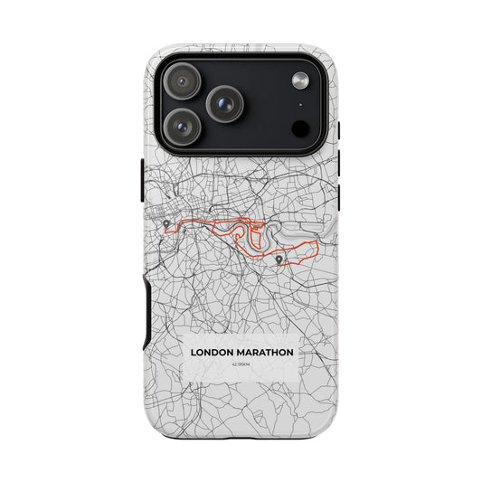 London Marathon Route Tough Phone Case