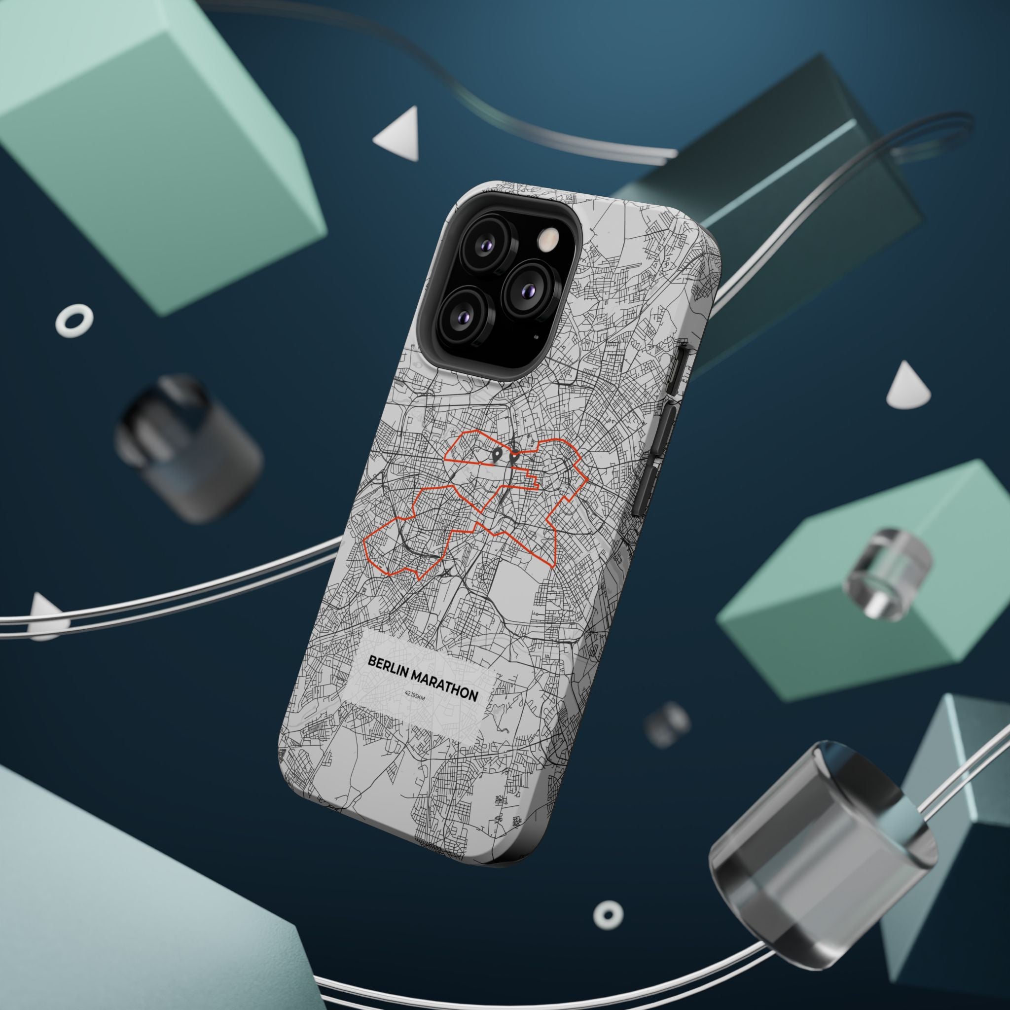 Berlin Marathon Route Magnetic Impact-Resistant Phone Case