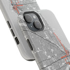 Chicago Marathon Route Magnetic Impact-Resistant Phone Case
