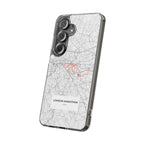 London Marathon Route Clear Impact-Resistant Phone Case