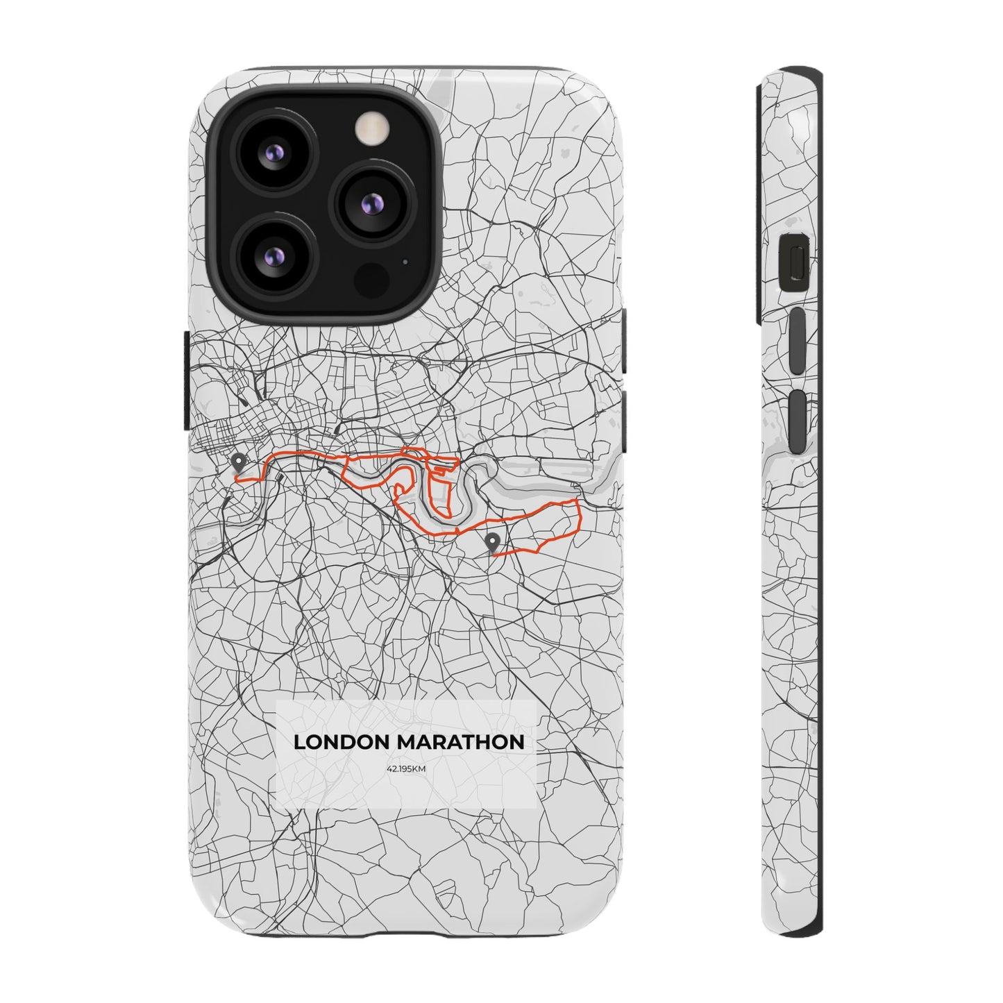 London Marathon Route Tough Phone Case