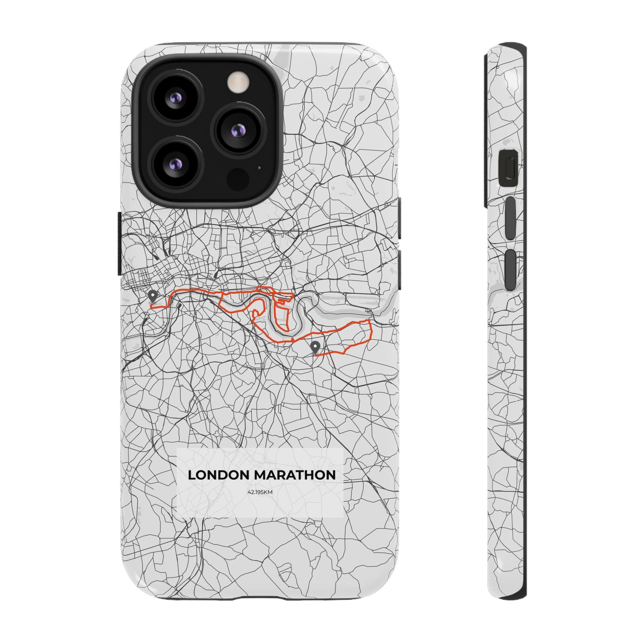 London Marathon Route Tough Phone Case