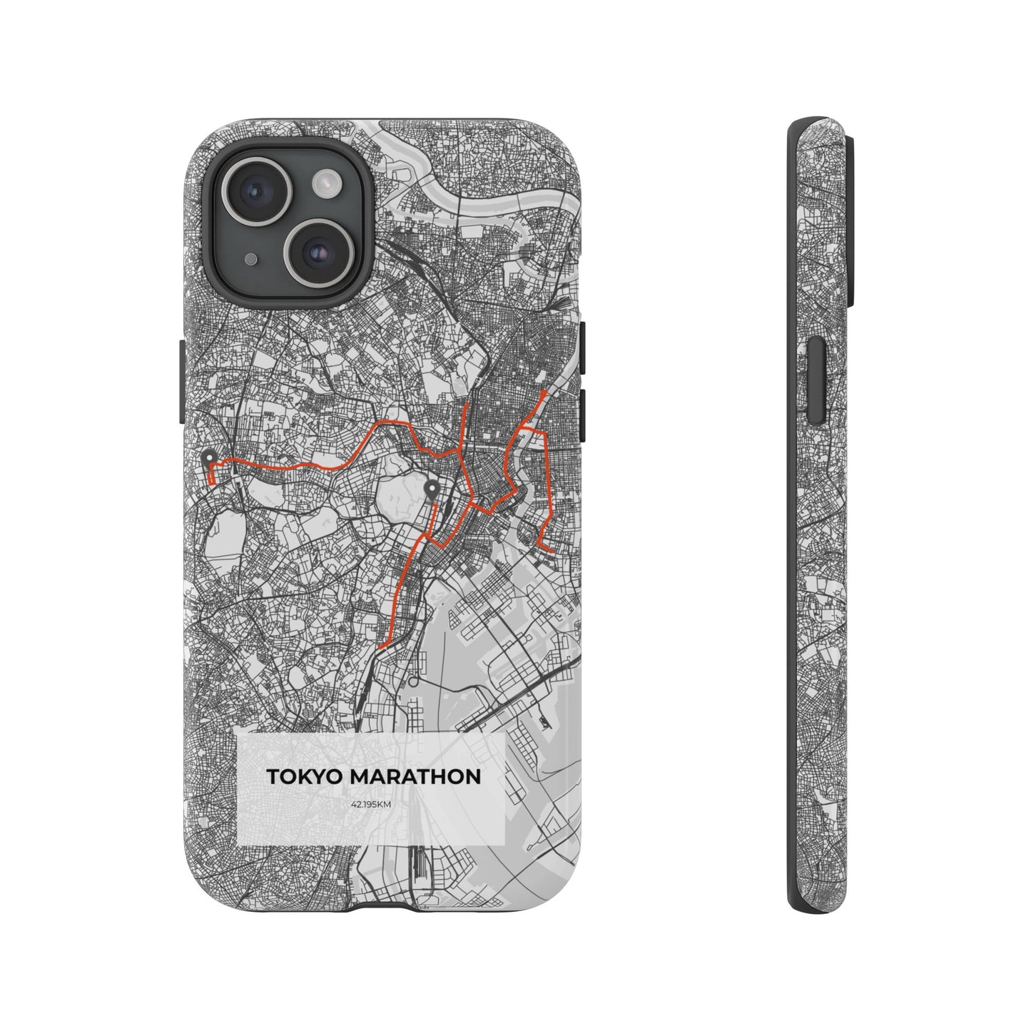 Tokyo Marathon Route Tough Phone Case
