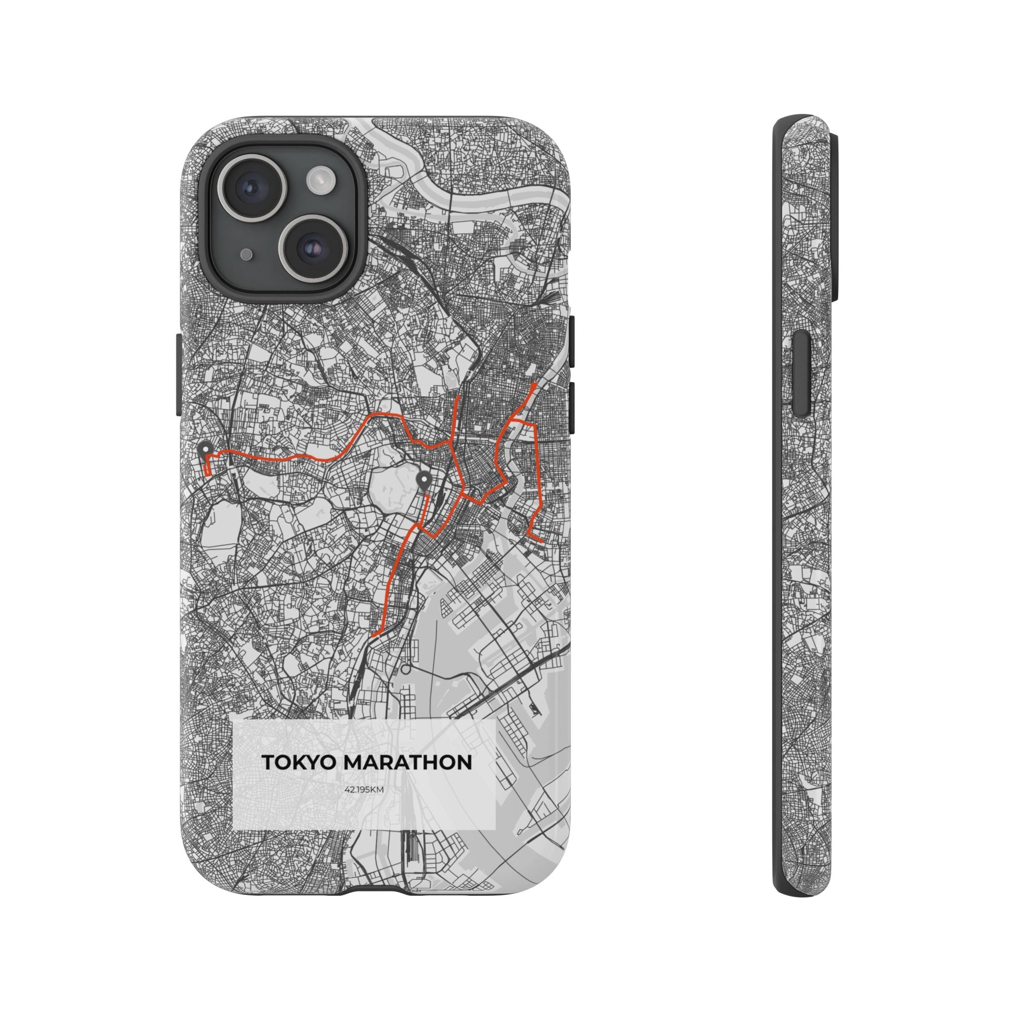 Tokyo Marathon Route Tough Phone Case