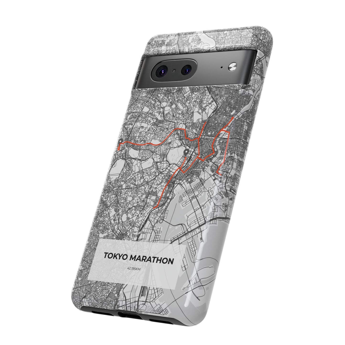 Tokyo Marathon Route Tough Phone Case
