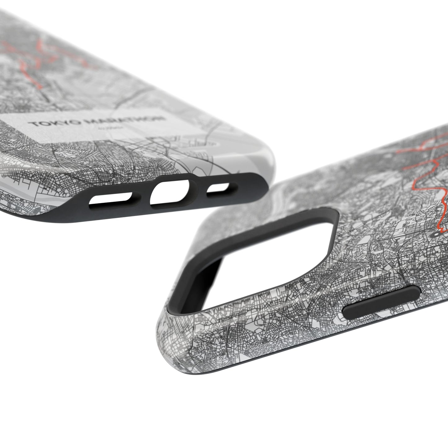 Tokyo Marathon Route Magnetic Impact-Resistant Phone Case
