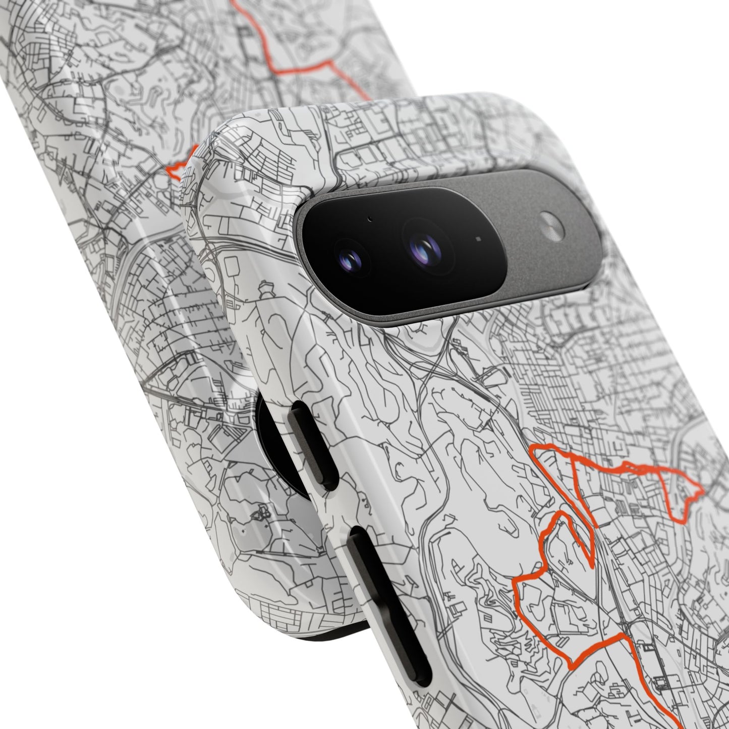 Customized Marathon Route Tough Phone Case