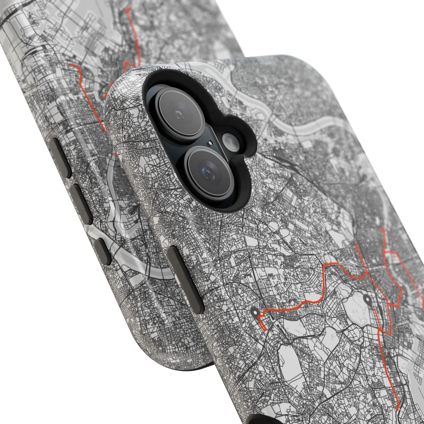Tokyo Marathon Route Magnetic Impact-Resistant Phone Case