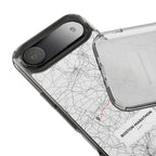 Boston Marathon Route Clear Impact-Resistant Phone Case