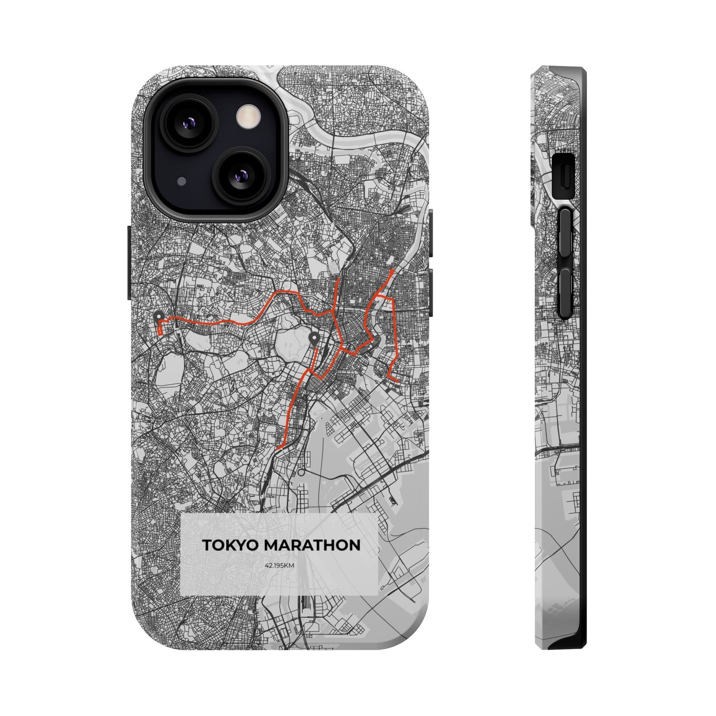 Tokyo Marathon Route Magnetic Impact-Resistant Phone Case