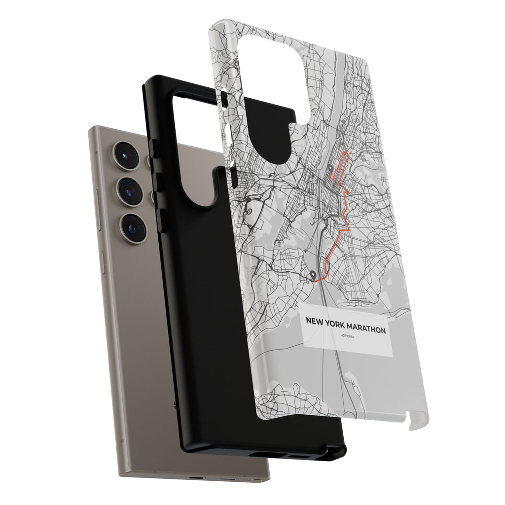New York Marathon Route Tough Phone Case