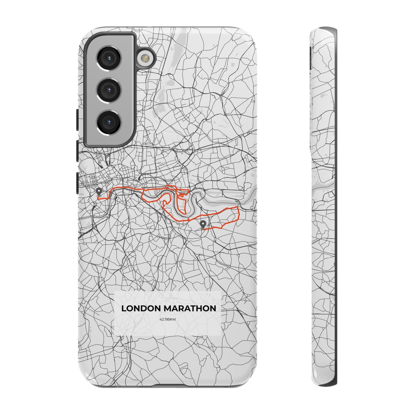London Marathon Route Tough Phone Case