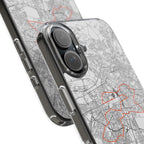 Berlin Marathon Route Clear Impact-Resistant Phone Case