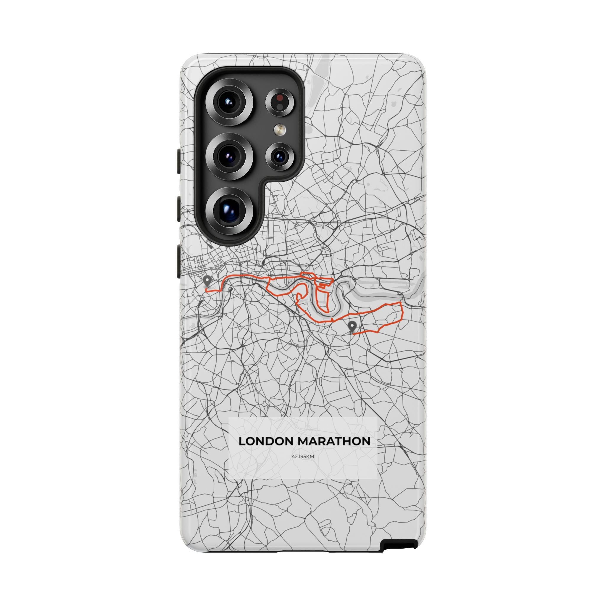 London Marathon Route Tough Phone Case