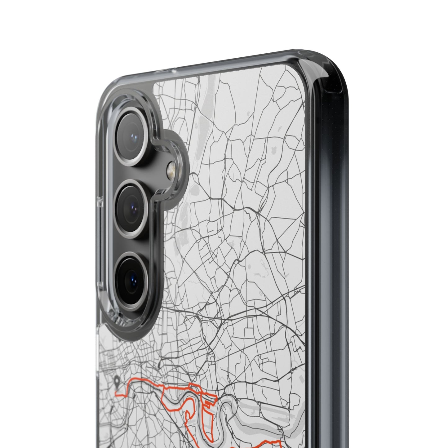 London Marathon Route Clear Impact-Resistant Phone Case