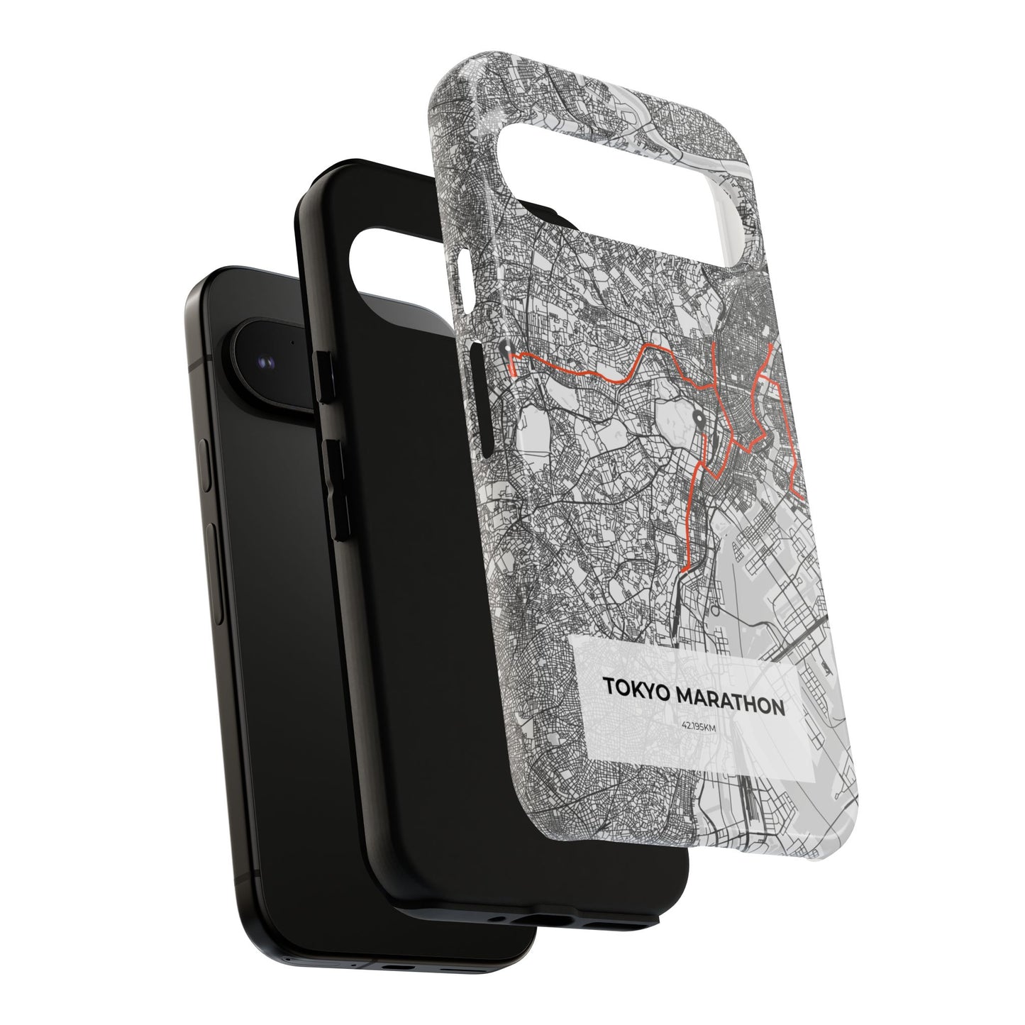 Tokyo Marathon Route Tough Phone Case