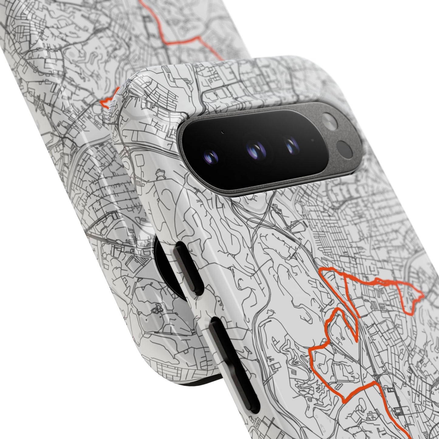 Customized Marathon Route Tough Phone Case