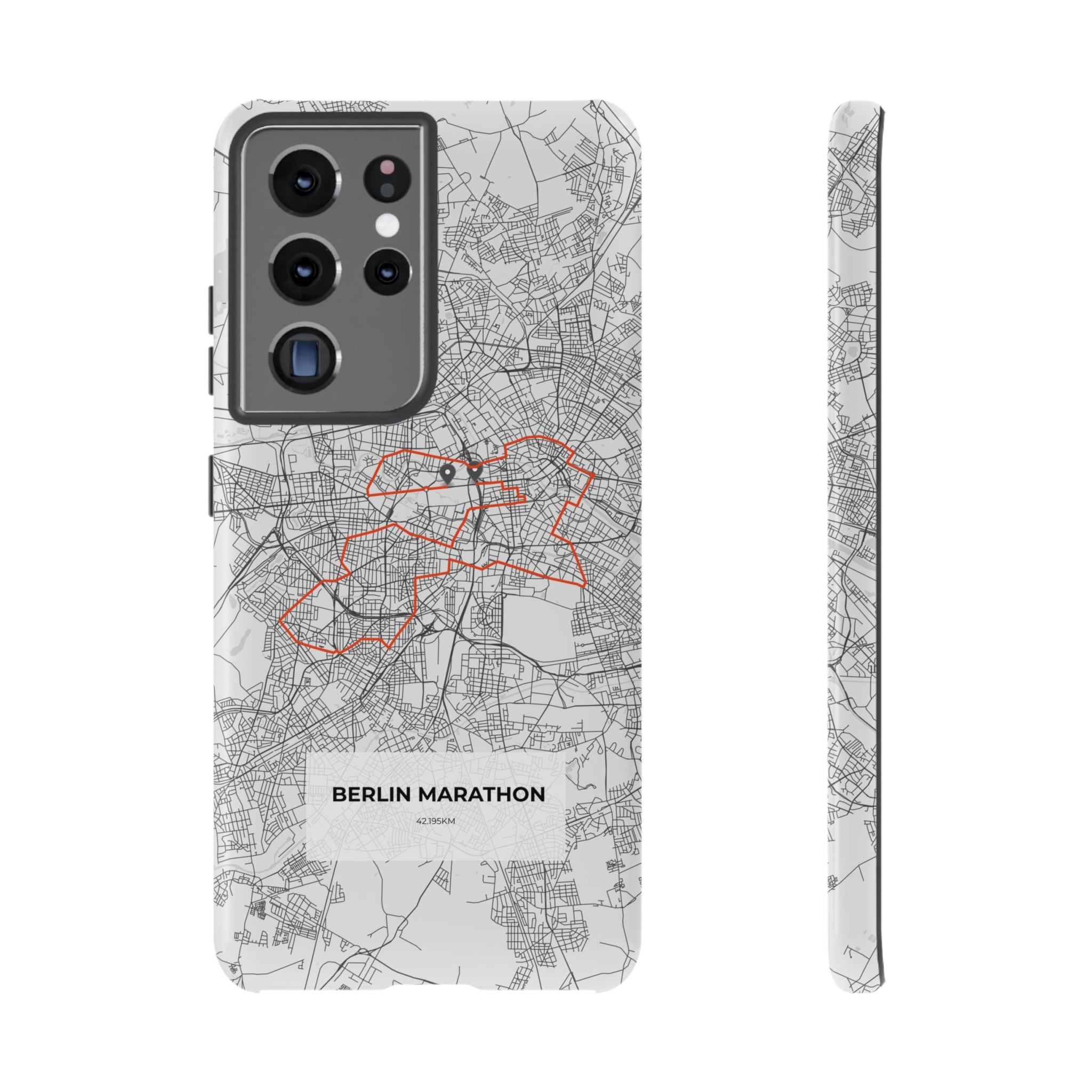 Berlin Marathon Route Tough Phone Case