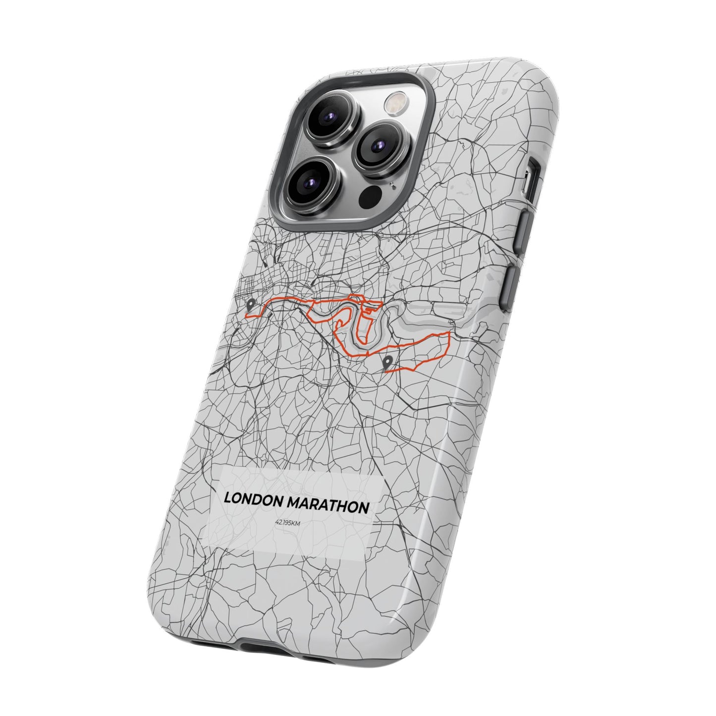 London Marathon Route Tough Phone Case
