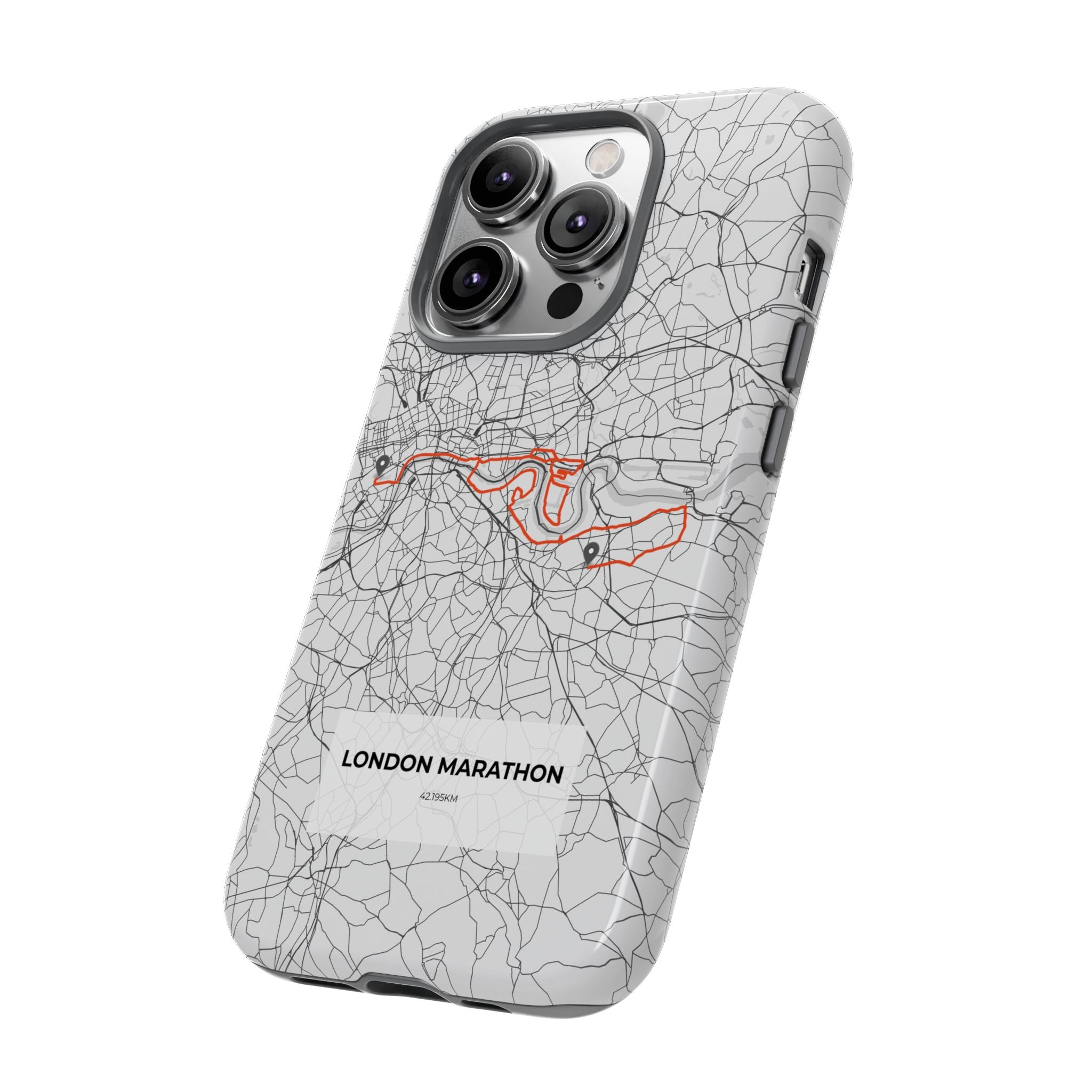 London Marathon Route Tough Phone Case