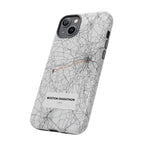 Boston Marathon Route Tough Phone Case