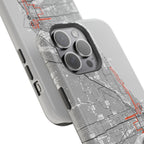 Chicago Marathon Route Magnetic Impact-Resistant Phone Case