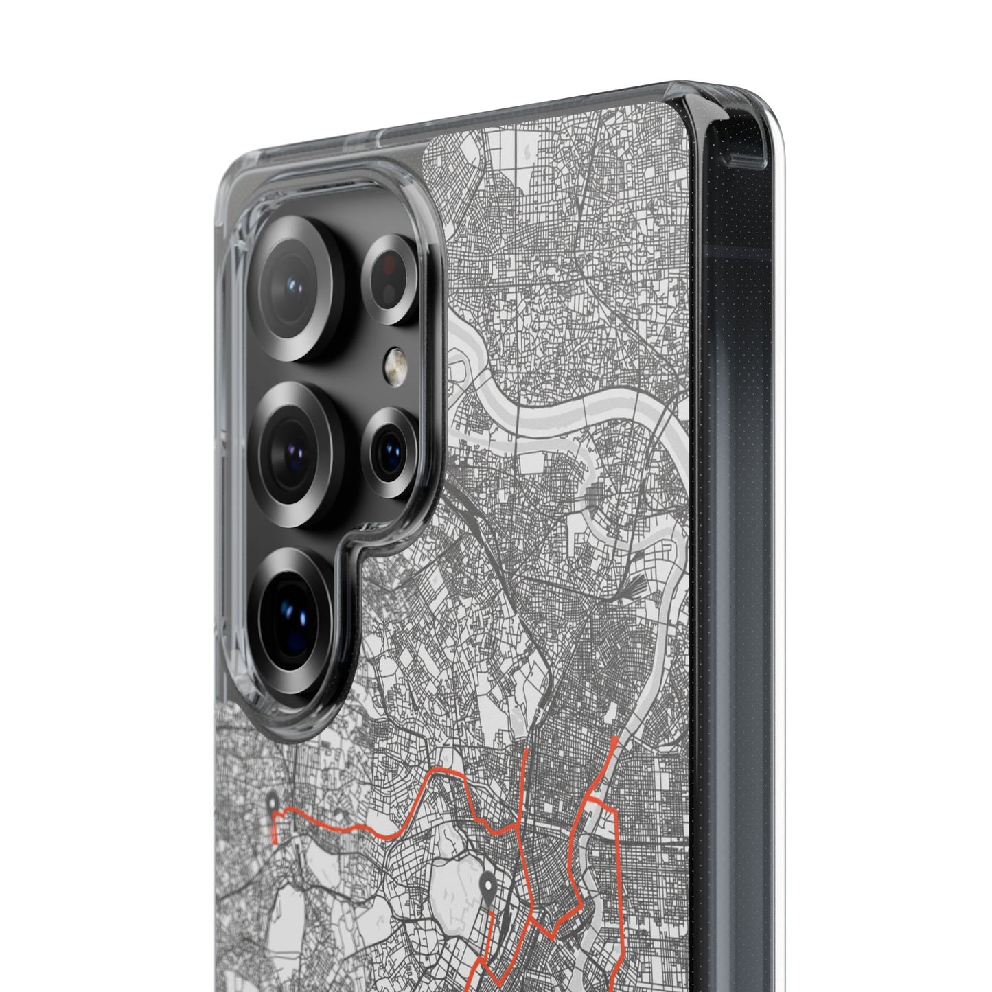 Tokyo Marathon Route Clear Impact-Resistant Phone Case