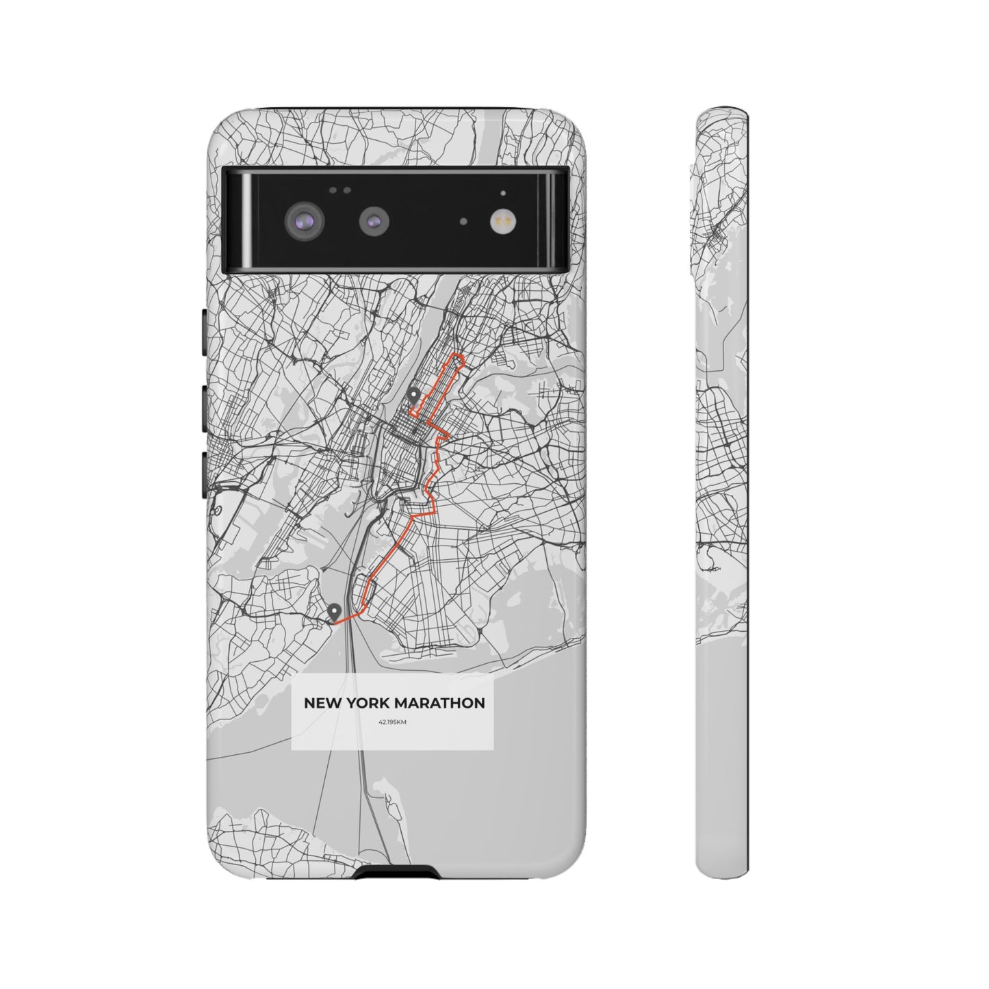 New York Marathon Route Tough Phone Case