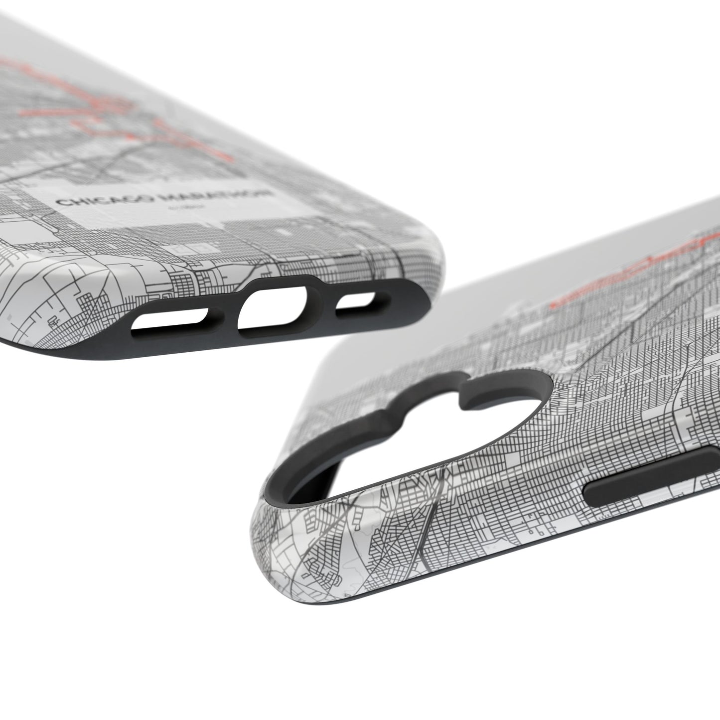 Chicago Marathon Route Magnetic Impact-Resistant Phone Case