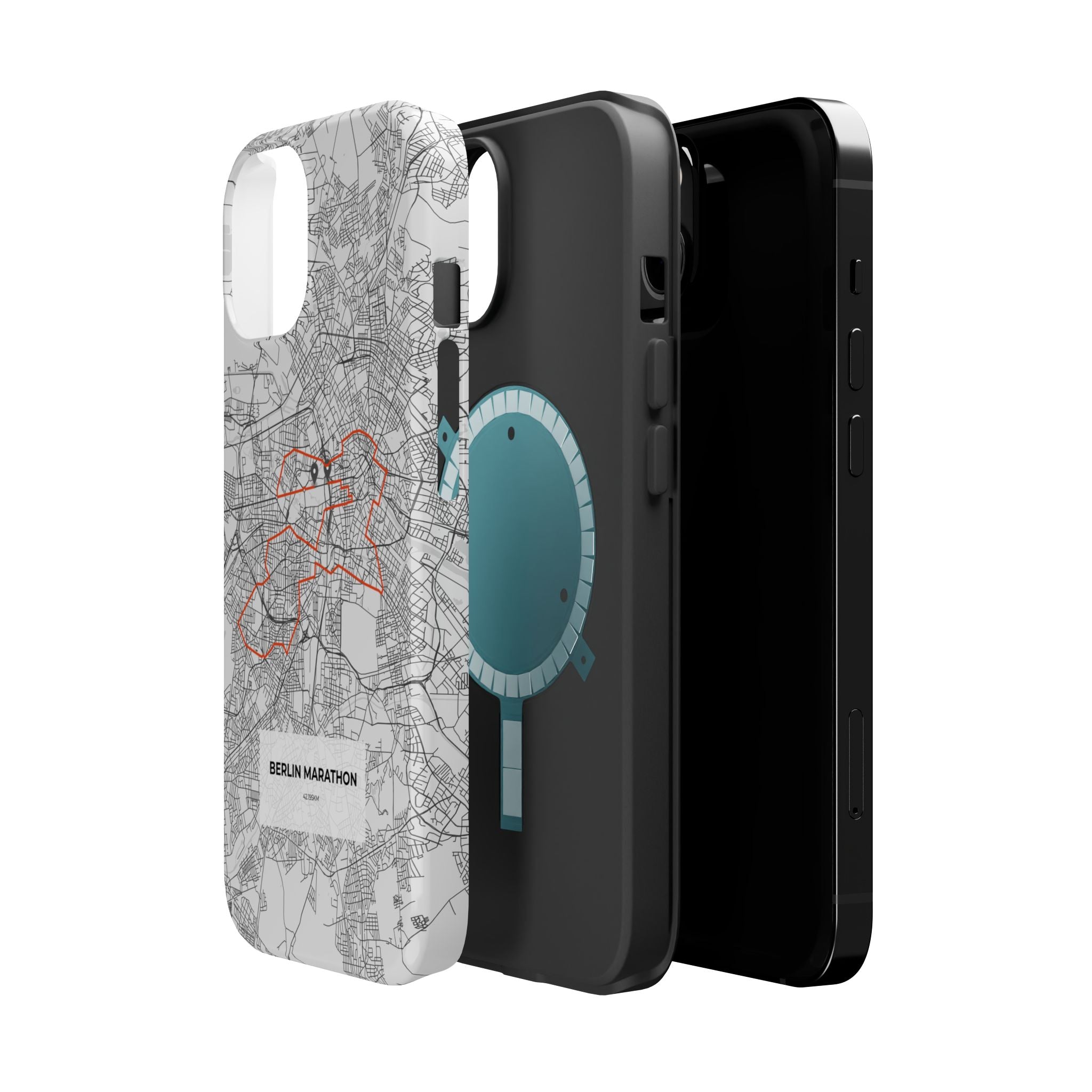 Berlin Marathon Route Magnetic Impact-Resistant Phone Case