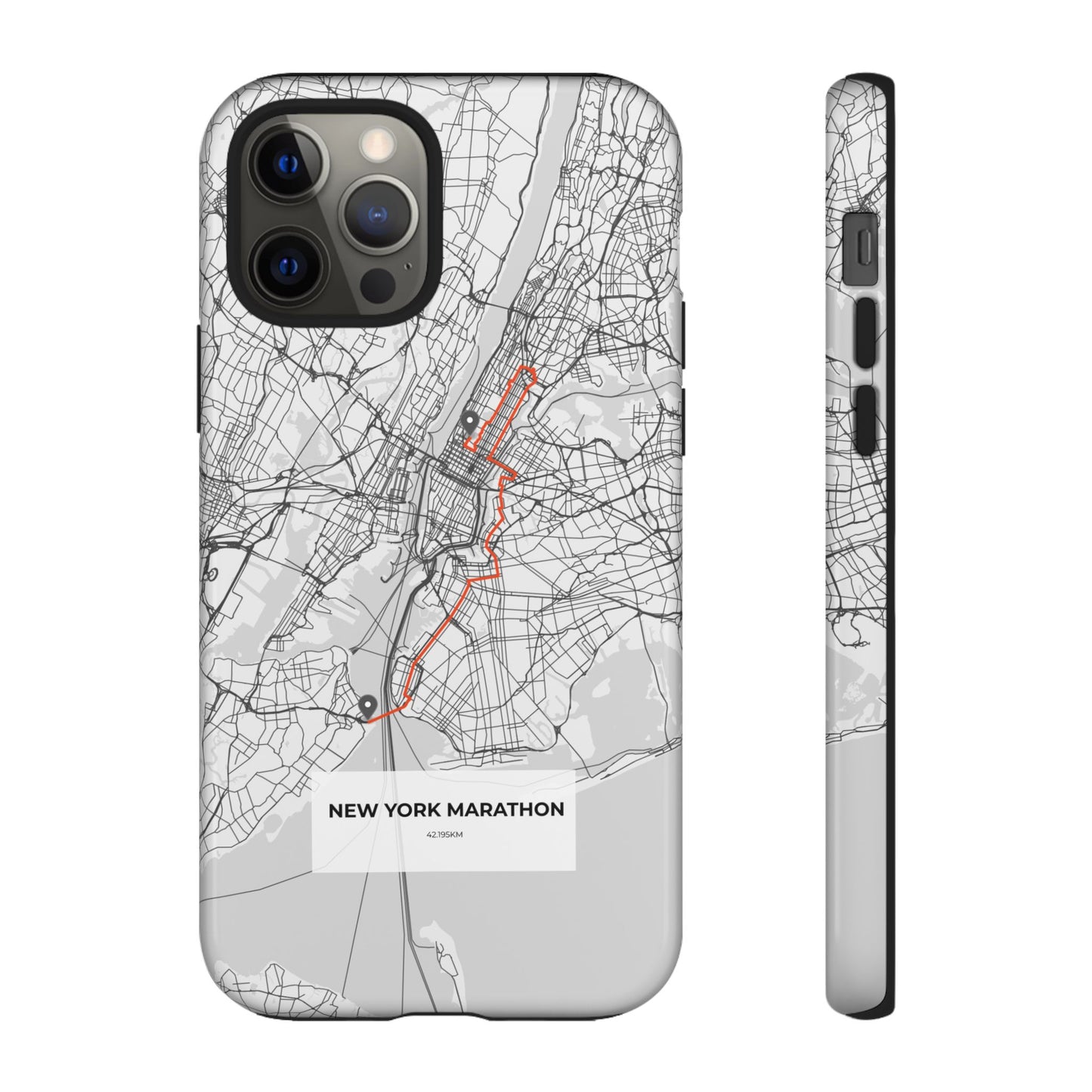 New York Marathon Route Tough Phone Case