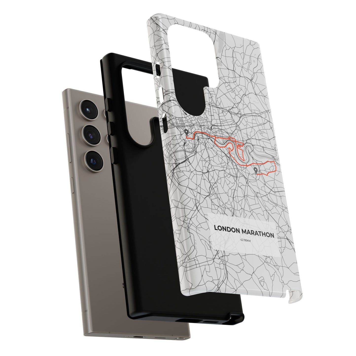 London Marathon Route Tough Phone Case