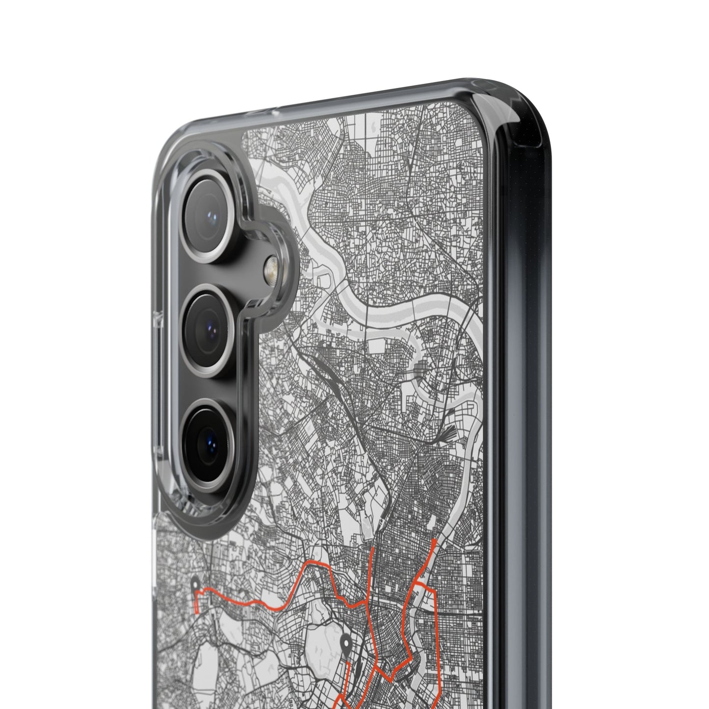 Tokyo Marathon Route Clear Impact-Resistant Phone Case