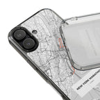 New York Marathon Route Clear Impact-Resistant Phone Case