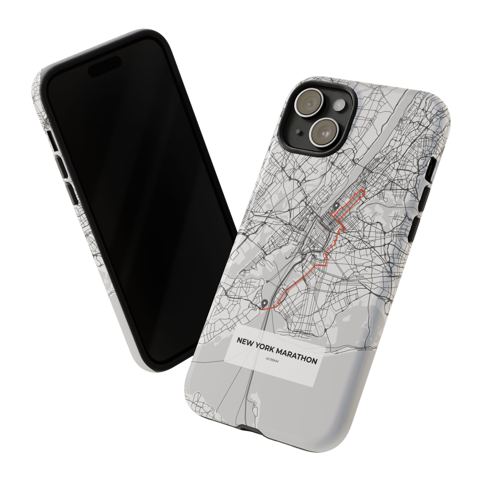 New York Marathon Route Tough Phone Case
