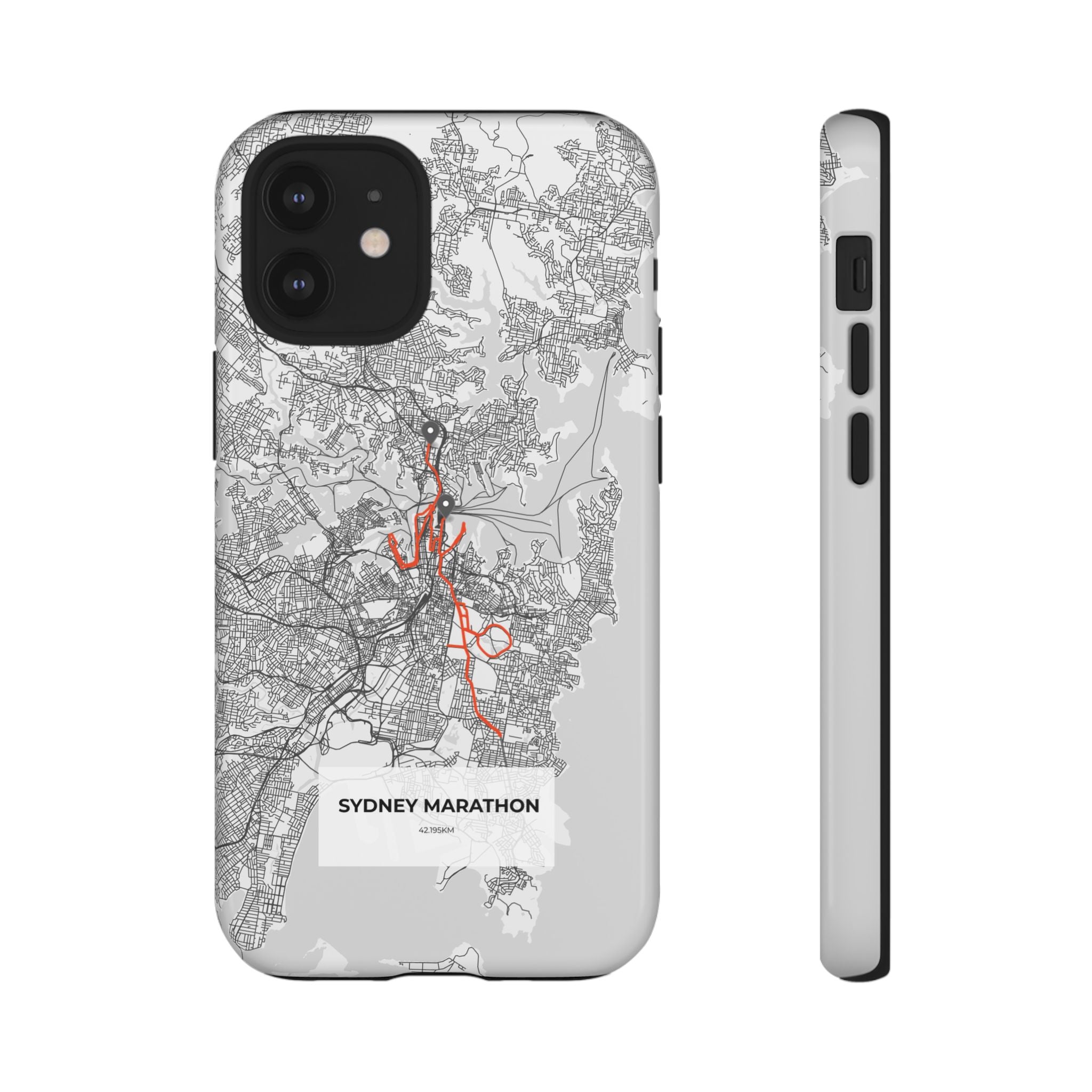 Sydney Marathon Route Tough Phone Case
