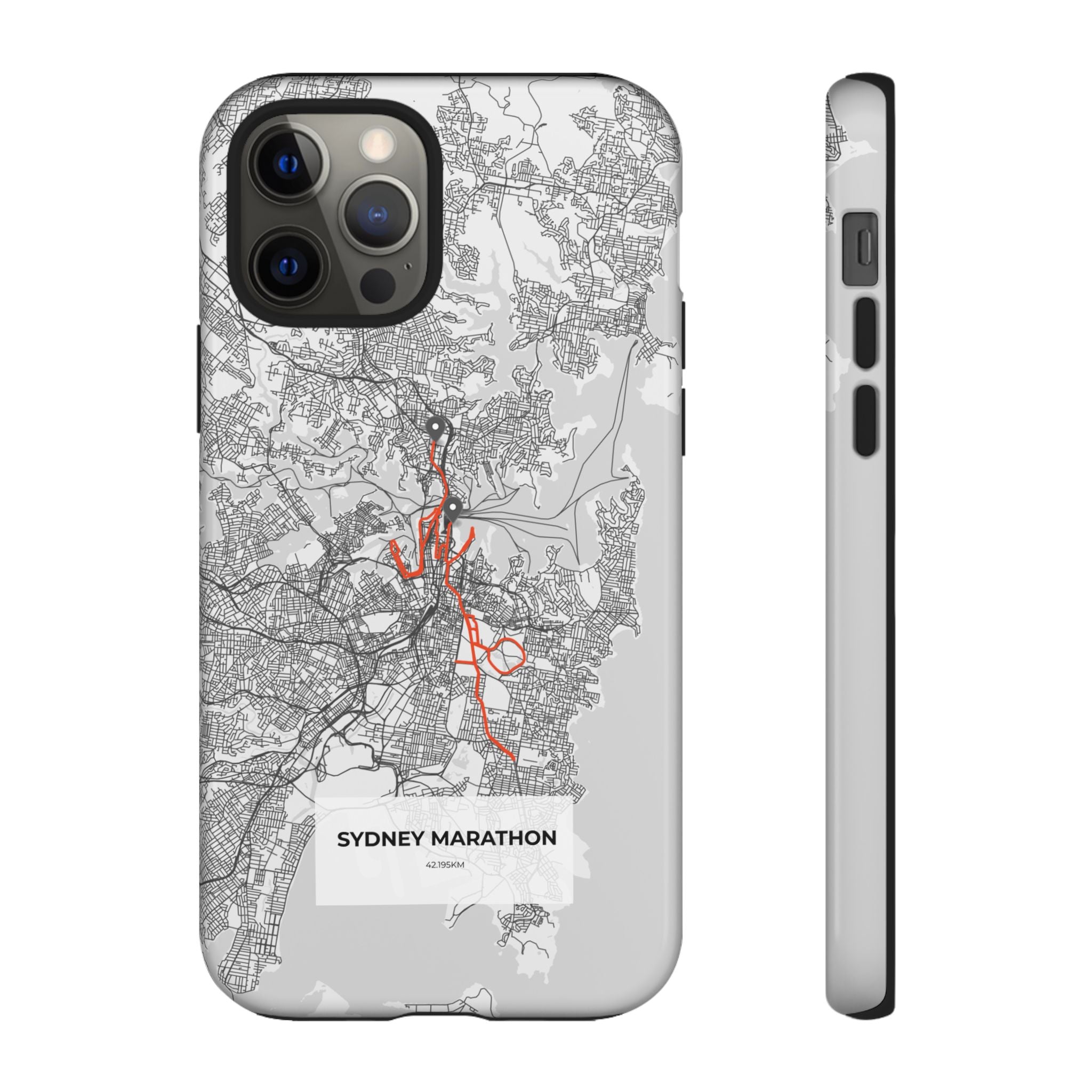 Sydney Marathon Route Tough Phone Case