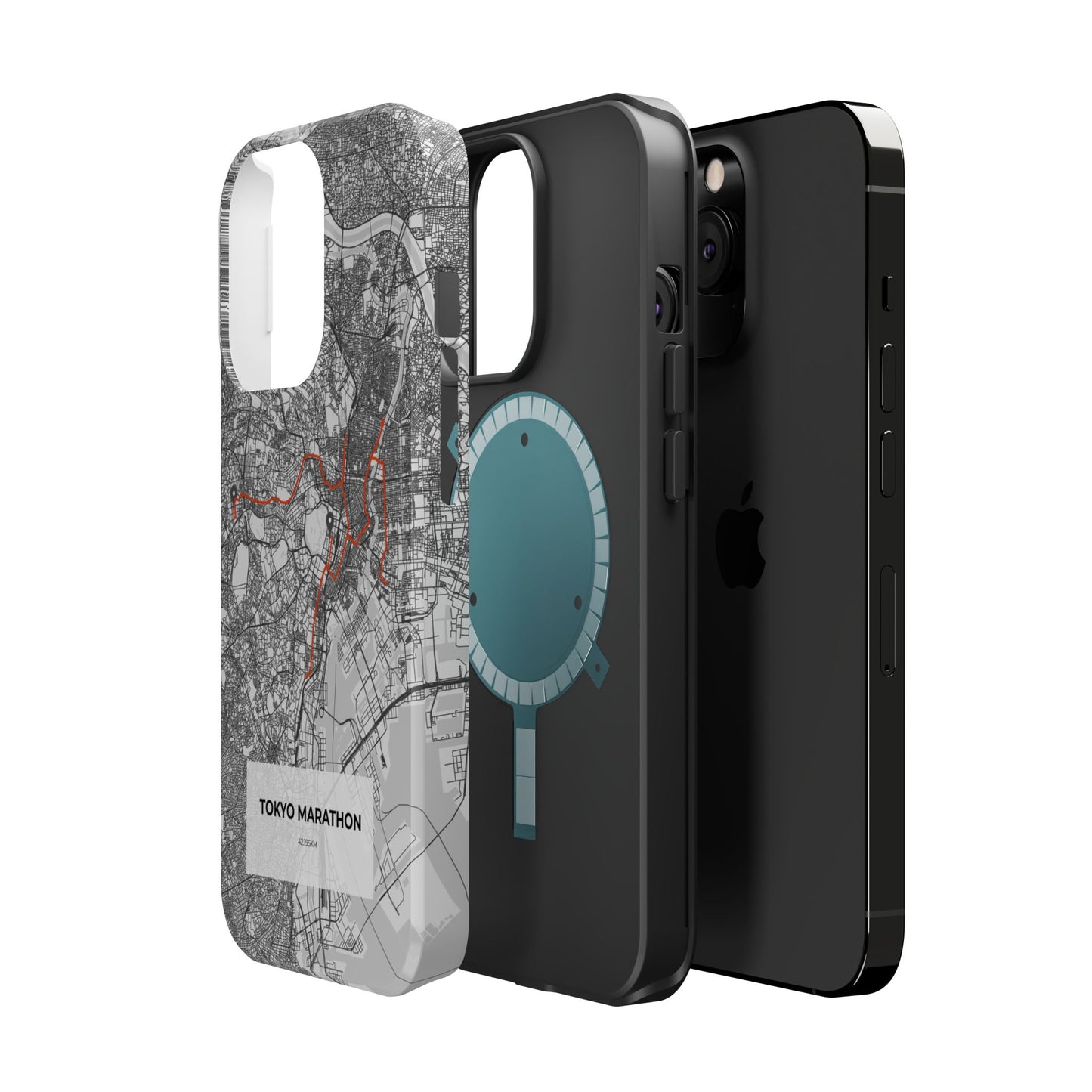 Tokyo Marathon Route Magnetic Impact-Resistant Phone Case