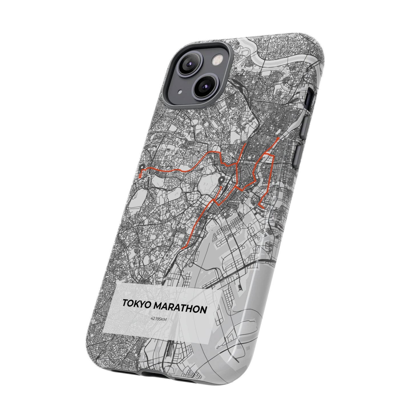 Tokyo Marathon Route Tough Phone Case