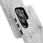 Boston Marathon Route Tough Phone Case