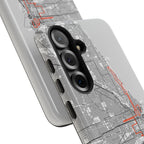 Chicago Marathon Route Tough Phone Case