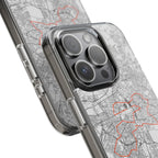 Berlin Marathon Route Clear Impact-Resistant Phone Case