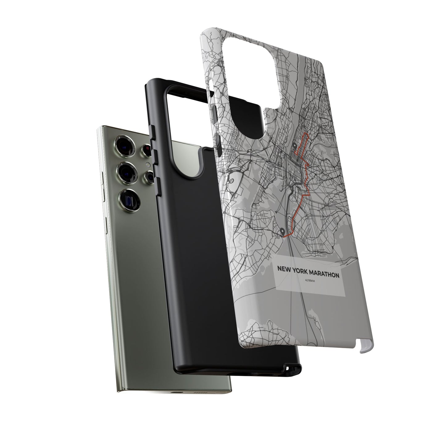 New York Marathon Route Tough Phone Case
