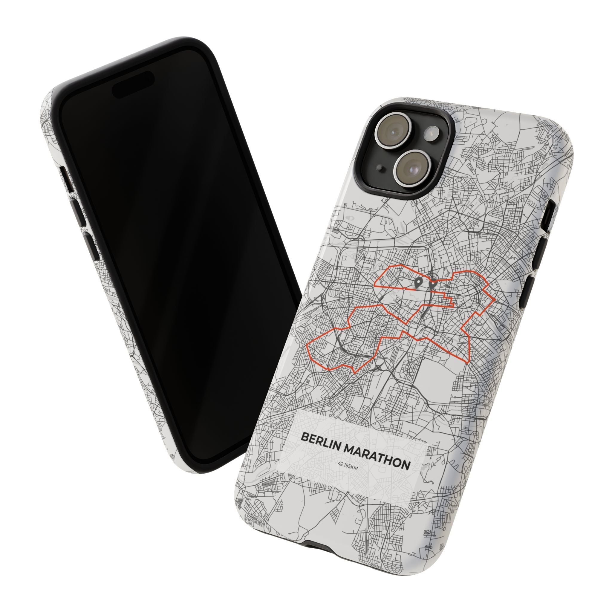 Berlin Marathon Route Tough Phone Case