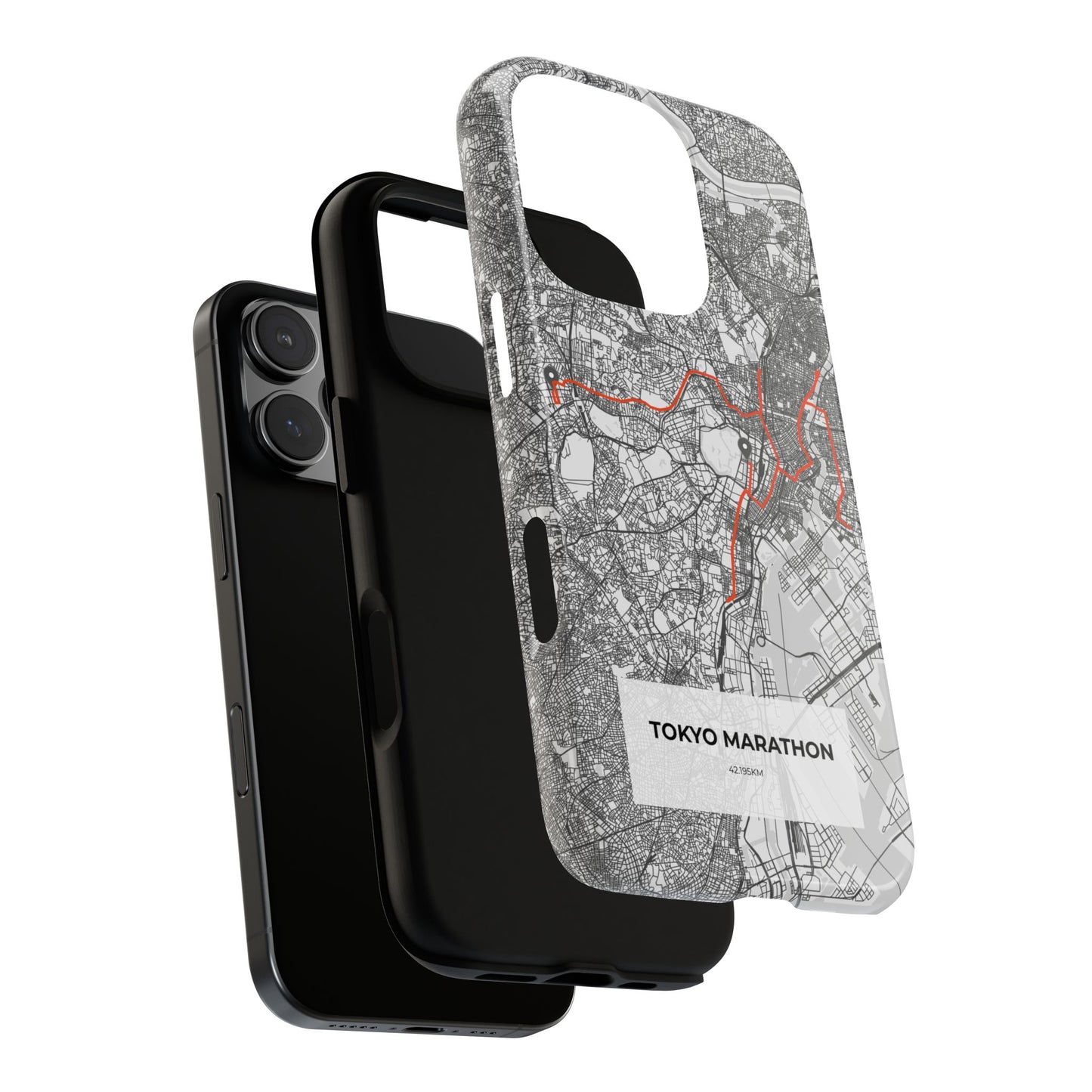 Tokyo Marathon Route Tough Phone Case
