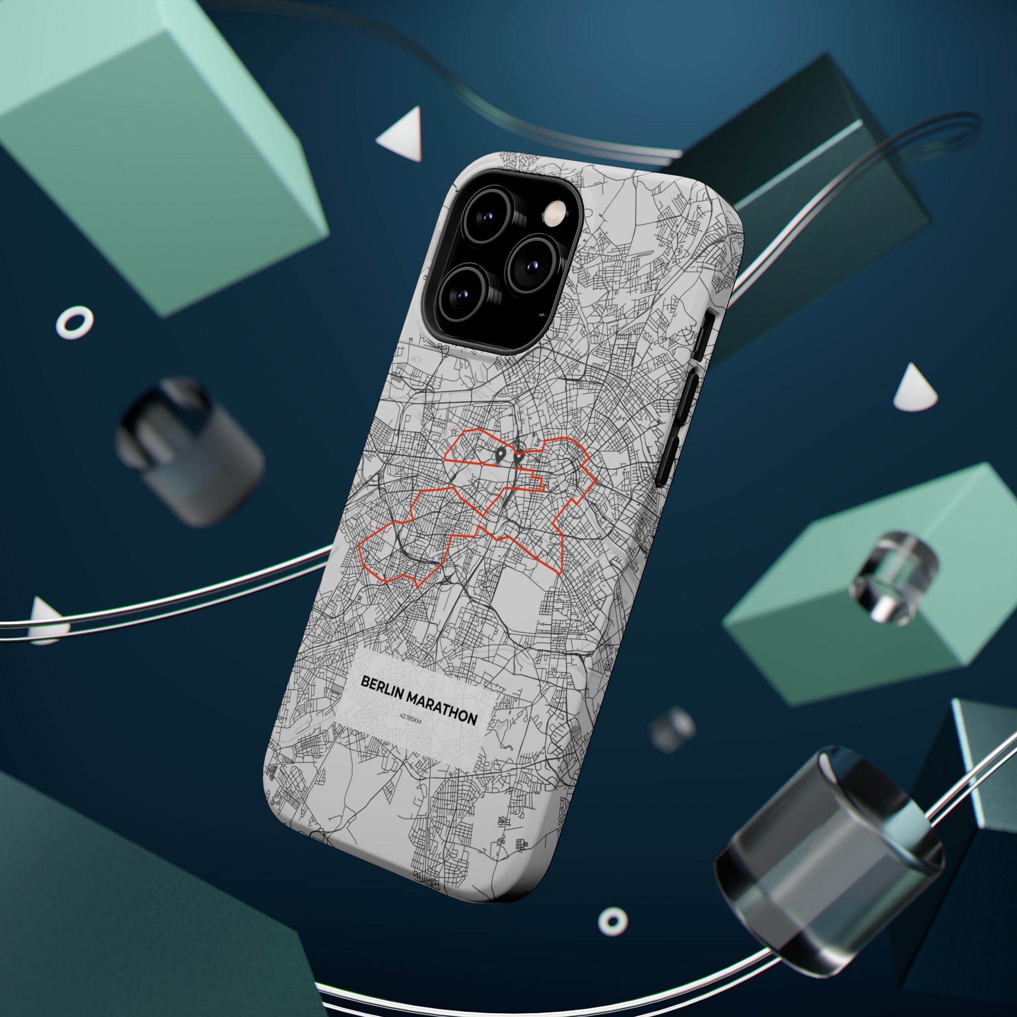 Berlin Marathon Route Magnetic Impact-Resistant Phone Case