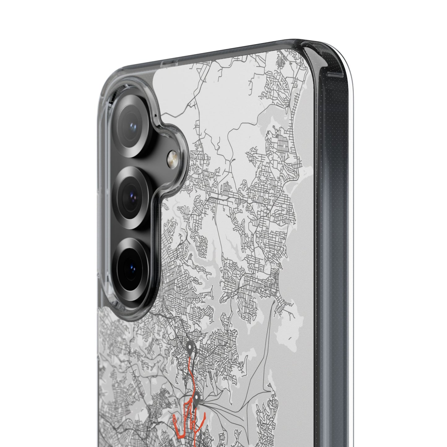 Sydney Marathon Route Clear Impact-Resistant Phone Case